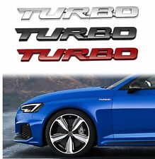 Turbo Badge Emblem Universal Metal Car Auto Fender Trunk Tailgate Decal Sticker picture