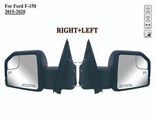 Pair Right and Left Side Mirror Power Heated with Lamp for 15 to 2020 Ford F-150 picture