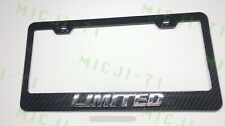 3D Limited Emblem Carbon Fiber Style Stainless Metal License Plate Frame picture