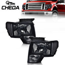 Headlights Lamps Aftermarket Left+Right Fit For 2009-2014 Ford F150 Replacement picture