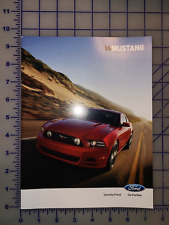 2014 Ford Mustang Brochure Shelby GT500 GT  V6 picture