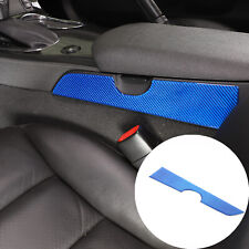Blue Real Carbon Fiber Armrest Box Side Sticker Trim For Corvette C6 2005-2013 picture