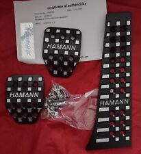 Hamann OEM Black Anodized Aluminum Manual Pedal Set For Most BMW E F G Chassis picture