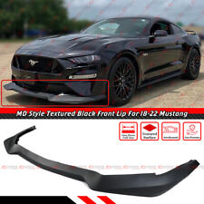 FOR 2018-23 MUSTANG GT ECOBOOST MD STYLE FRONT BUMPER CHIN LIP SPOILER SPLITTER picture