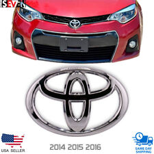 🔥🔥14-16 NEW TOYOTA COROLLA 🔥🔥 EMBLEM CHROME FRONT GRILLE 2014 2015 2016 logo picture