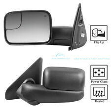 Left+Right Power Heated Tow Mirrors For 02-08 Dodge Ram 1500 03-09 2500 3500 ST picture
