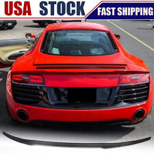 Rear Trunk Spoiler Boot Lid Wing For Audi R8 Coupe 2008-2015 REAL CARBON FIBER  picture