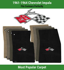 Lloyd Ultimat Front Mats for '61-64 Chevy Impala w/Chevy Cross Flags with Impala picture