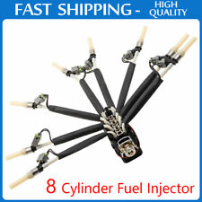 8 Cylinder Fuel Spider Injector w/ Bracket FJ504 For chevy Pickup Truck 5.7L V8 picture