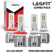 4x Lasfit H11 9005 LED Headlights Bulb 10000LM Super Bright Conversion Kit 6000K picture