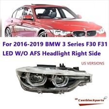 For 2016-2019 BMW F30 3 Series Headlight LED W/O AFS RH Psge Side 63117419630 picture