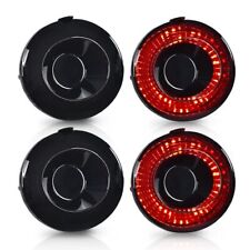 4pcs LED Tail Lights Brake Lamps Fit For 05-13 Chevrolet Corvette C6 Coupe Black picture