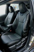 IGGEE S.LEATHER CUSTOM MADE FIT SEAT COVERS FOR TOYOTA PRIUS 2016-2022 13 COLORS picture