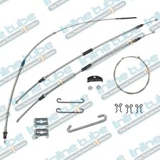 1964-67 Pontiac Gto Complete Parking Brake Emergency Cable Kit Pg Man Stainless picture