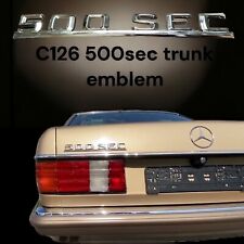 C126 For Mercedes trunk 500sec 500 Sec emblem chrome Ref Number: A 1268171015 picture