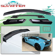 Z06 Stage 3 Rear Trunk Lid Spoiler Smoke Tinted For 14-19 Chevrolet Corvette C7 picture