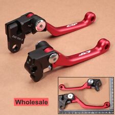 For HONDA CRF125F CRF 125 F 2014-2022 Pair CNC Motocross Brake Clutch Lever Red picture