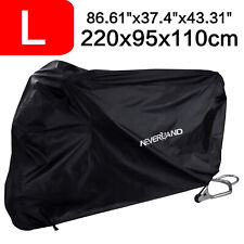 L Motorcycle Cover Waterproof Dust Outdoor Protector Dirt Bike Storage UV Snow picture