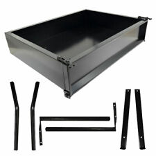 EZGO RXV Golf Cart Black Steel Utility Cargo Box with Brackets picture