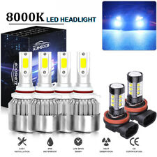For Honda Odyssey 2005-2010 LED Headlight Hi+Lo Fog Light Bulbs A+ 2-Sides 8000K picture
