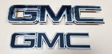 GM Grille Tailgate Emblem Black Chrome for 2015-19 GMC Sierra 1500 2500HD 3500HD picture