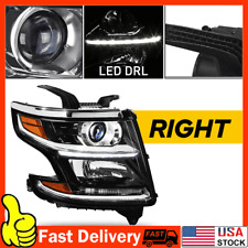 Fit 2015-20 Chevy Tahoe Suburban LED Strip Projector Headlights Head Lamps Right picture