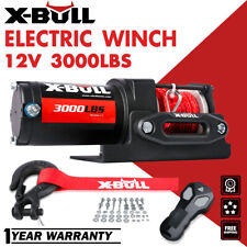 X-BULL 3000LBS Winch Electric Winch 12V Synthetic Rope Wireless Remote  ATV UTV picture