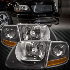 Fits 97-03 Ford F150 Expedition Lightning SVT Headlights Set W/ Corner Lights picture
