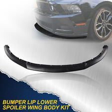 FIT FOR 2013-2014 FORD MUSTANG R STYLE FRONT LOWER LIP SPOILER CARBON FIBER LOOK picture