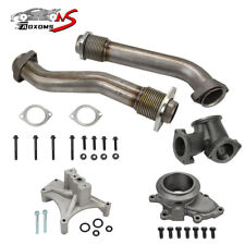 NON EBPV Pedestal Exhaust Housing Up Pipes For 1999.5-2003 Ford 7.3L Powerstroke picture