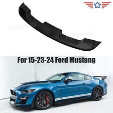 For 2015-23-24 Ford Mustang GT500 Style Spoiler W/ Smoke Gurney Flap Wicker Bill picture