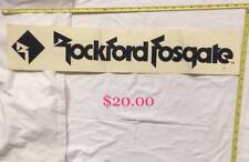 ROCKFORD FOSGATE PUNCH sticker VINYL DECAL Automobile Car VINTAGE NEW OLD STOCK picture