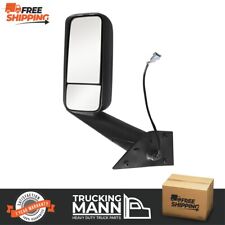 TM Freightliner New Cascadia Door Mirror Assy Heated and Powered LH Black 2018+ picture