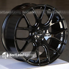 Circuit CP31 19x8.5 5-112 +35 Gloss Black Wheels Fits VW Jetta Mercedes Concave picture