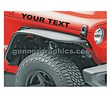 fits JEEP HOOD DECALS CUSTOM MADE FITS WRANGLER /  RENEGADE  *2 decals* picture