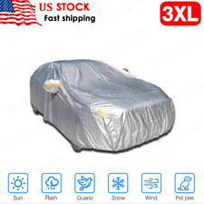 Heavy Duty Outdoor Full Car Cover 100% Waterproof Protect Fit 16-15FT Auto Sedan picture