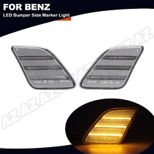 2x Side Marker Light For 2010-13 Mercedes Benz CLS63 AMG S65 AMG S550 Front+Left picture