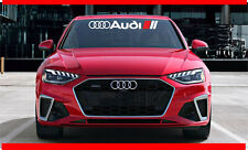 2-Color Audi Windshield Decal Very Sporty  picture