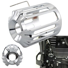 Chrome CNC Oil Filter Cover Cap Trim For Harley Touring Road Street Glide King picture
