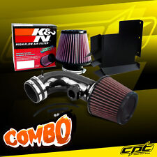 For 08-13 BMW 128i E82/E88 3.0L 6cyl Black Cold Air Intake + K&N Air Filter picture