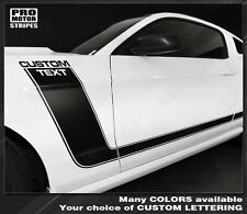 Ford Mustang 2005-2014 BOSS 302 Style Side Stripes Decals (Choose Color) picture