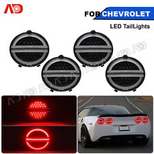 For 05-2013 Chevrolet Corvette C6 LED Brake Tail Lights Turn Signal Lamp Smoked picture