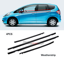 4x For Honda FIT 2007 2008 Car Outside Door Glass Window Weatherstrip Trim US picture