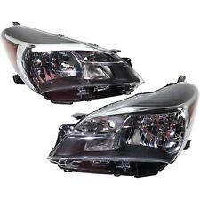 Headlight Set For 2015-2017 Toyota Yaris Driver and Passenger Side CAPA picture
