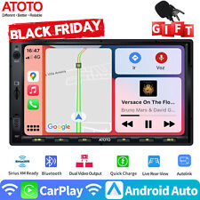 ATOTO F7XE 7in Double 2DIN Car Stereo SXM Radio Wireless Android Auto & CarPlay picture