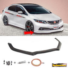 For 13 14 15 Honda Civic 4Dr GT Style Front Spoiler Bumper Chin Lip Urethane picture