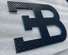 Bugatti EB CF Carbon Fiber Logo Made in USA Man Cave Display Museum Garage NEW picture