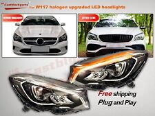 For Benz CLA W117 Headlights LED Lens Beam Projector Full LED DRL 2014-2019 picture