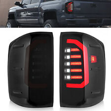 Fits 2014 15-18 Chevy Silverado 1500 / 16-19 2500HD 3500HD Full LED Tail Lights picture