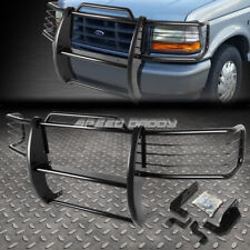 FOR 92-97 FORD F150-F350 PICKUP BLACK COATED MILD STEEL FRONT GRILL FRAME GUARD picture